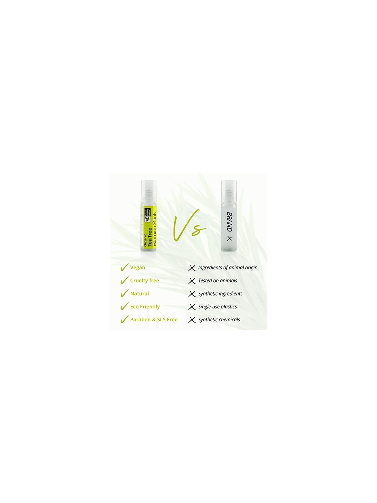 Dr Organic Tea Tree Stick per acne 8ml unisex