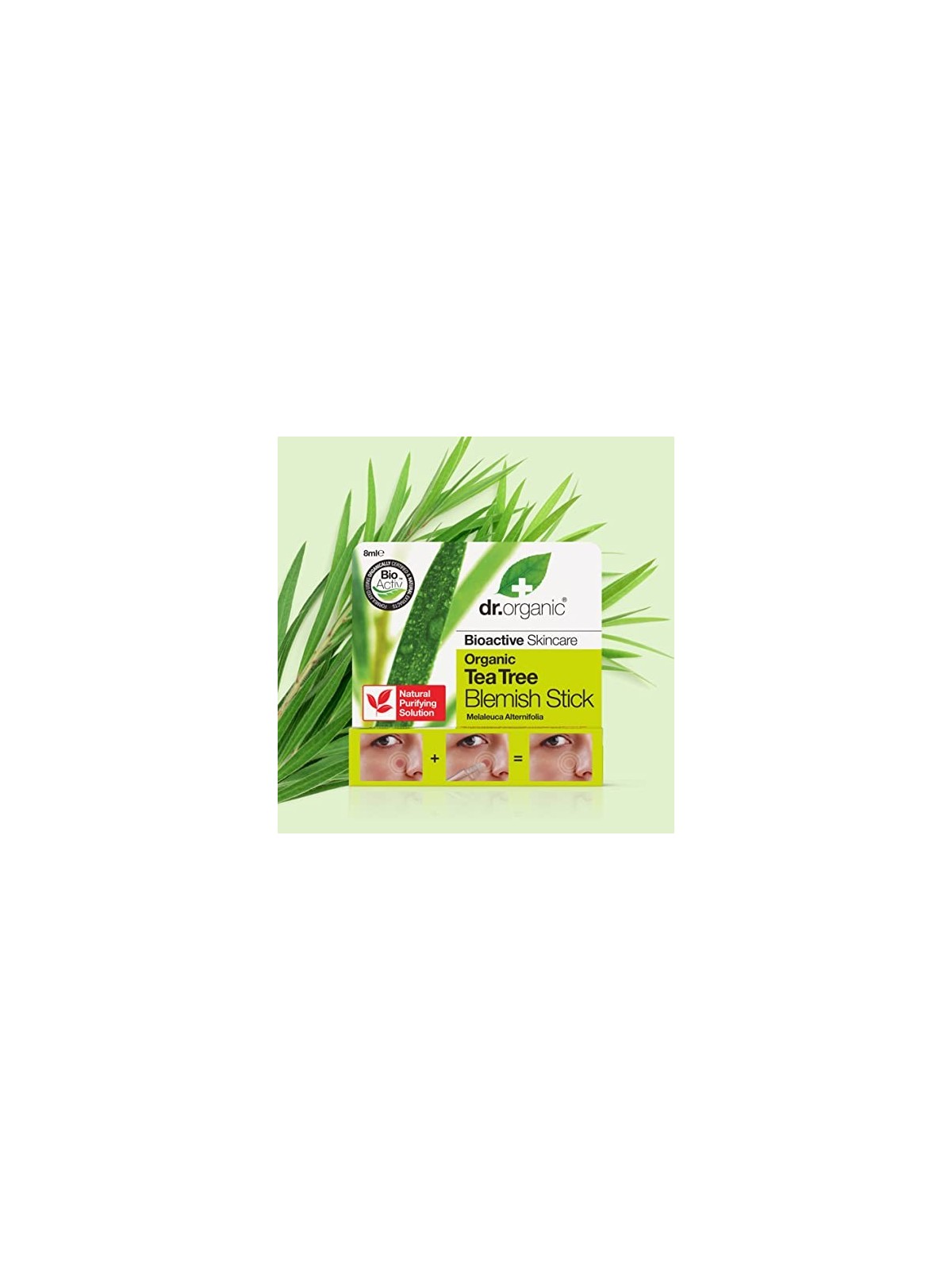 Dr Organic Tea Tree Stick per acne 8ml unisex