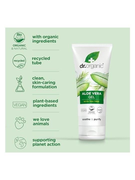 Gel Aloe Vera con Tea Tree 200ml Unisex