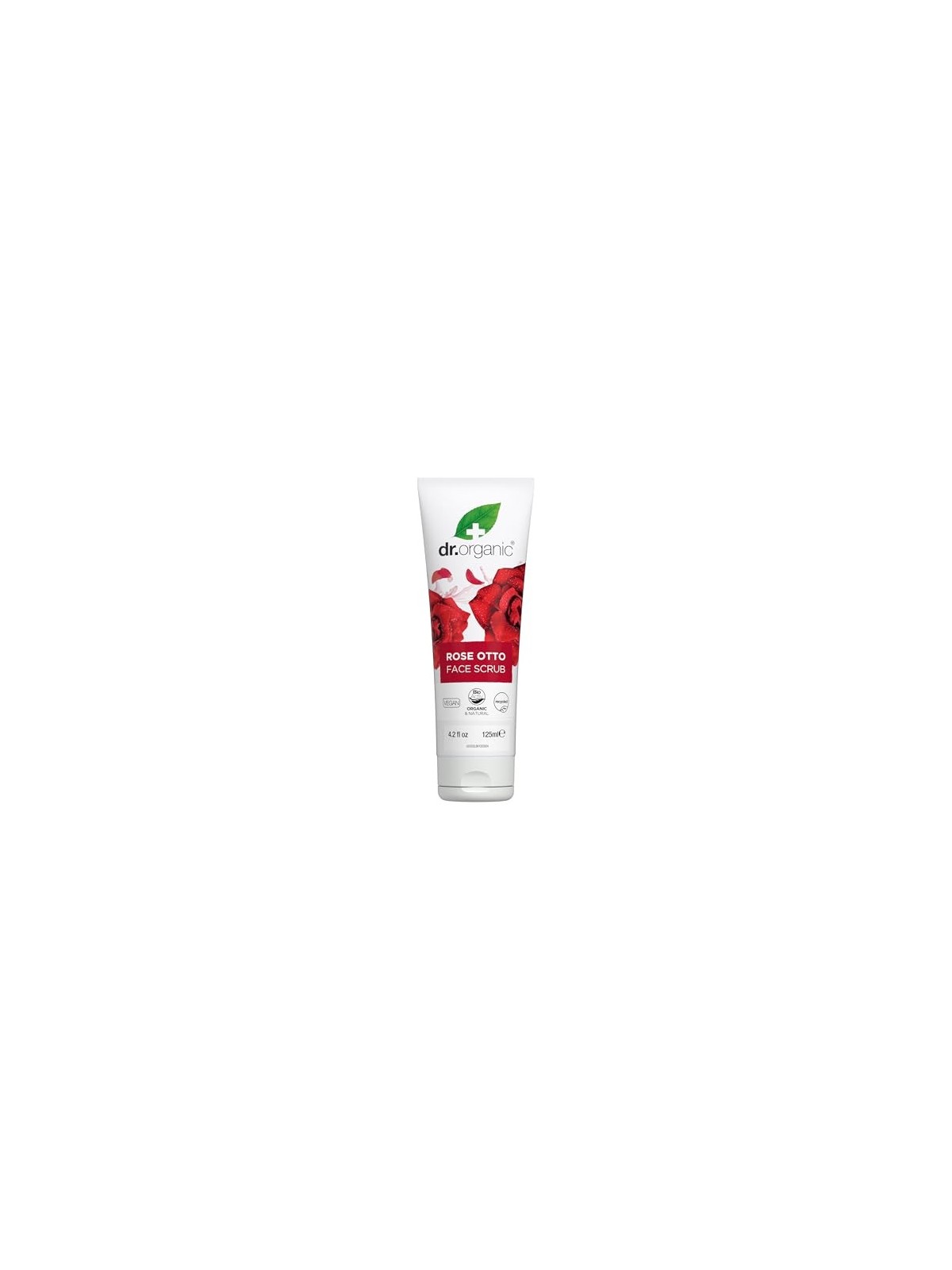 Esfoliante viso Dr Organic ROSA DI DAMASCO 125ml