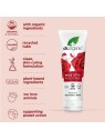 Esfoliante viso Dr Organic ROSA DI DAMASCO 125ml