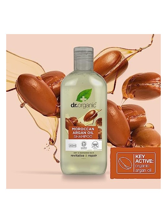 Dr Organic Argan Oil Shampoo 265ml Unisex