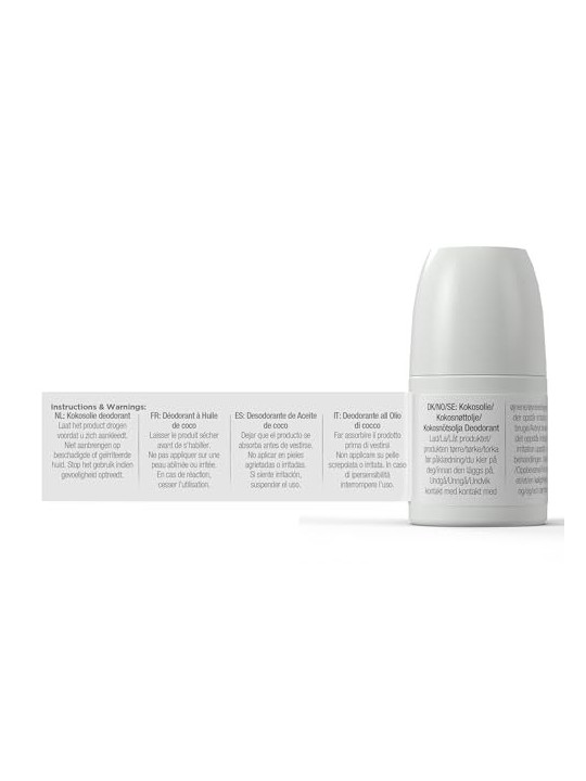 Deodorante Olio di Cocco Vergine Biologico 50ml Unisex