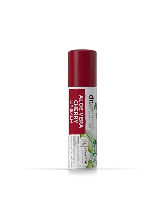 Dr Organic ALOE VERA E CILIEGIA balsamo per labbra 57 gr