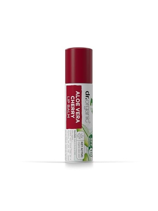 Dr Organic ALOE VERA E CILIEGIA balsamo per labbra 57 gr