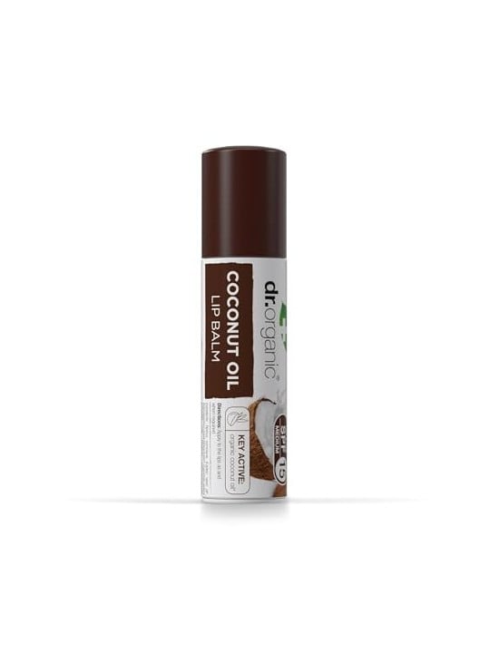 Dr Organic Balsamo per Labbra all'Olio di Cocco Vergine 57ml Unisex