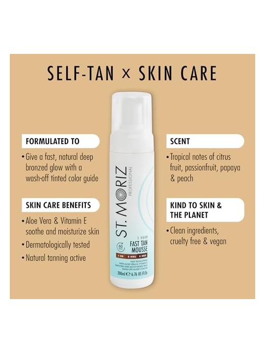St Moriz AUTOBRONCEADOR Mousse Rapida 200ml