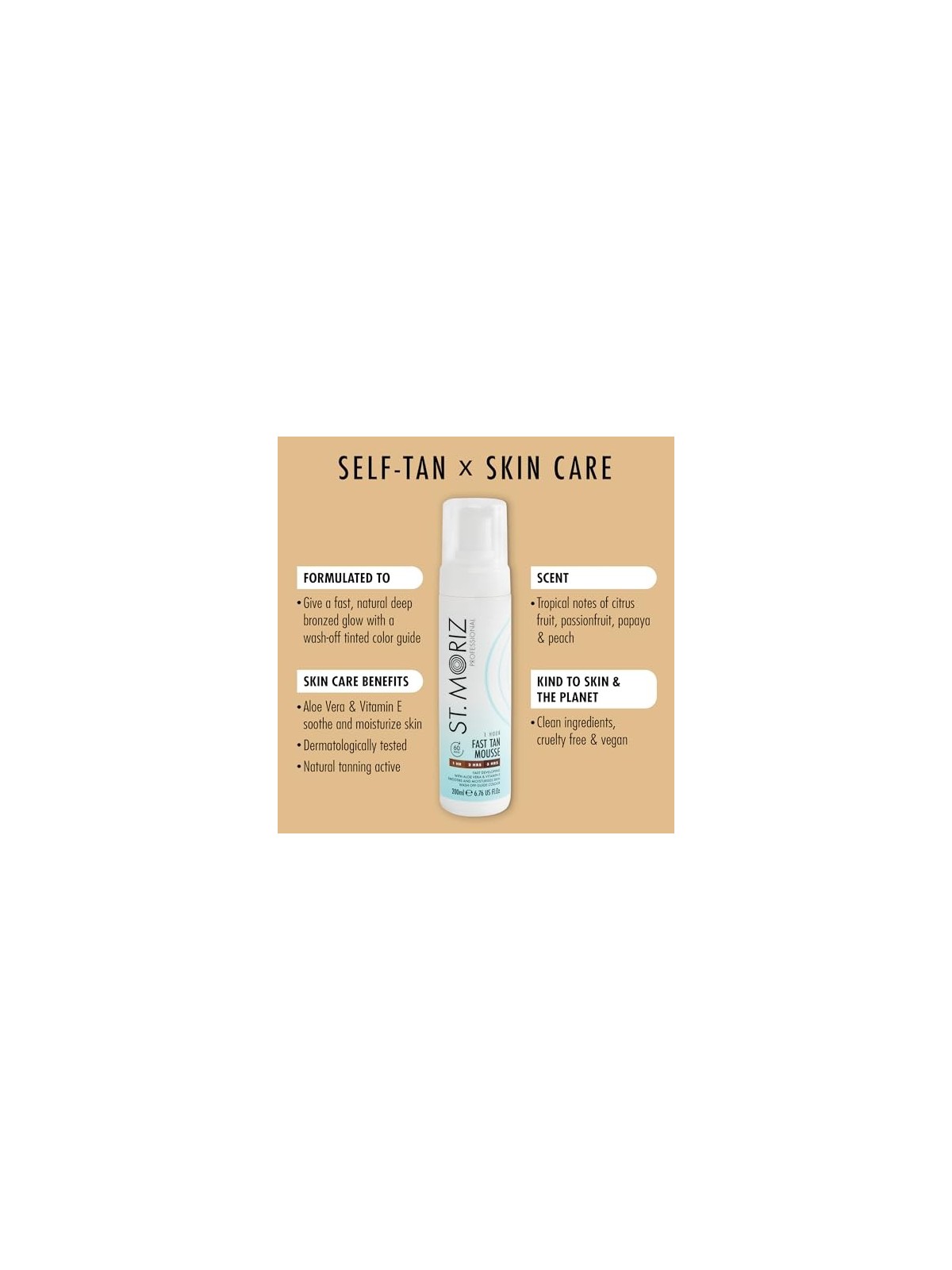 St Moriz AUTOBRONCEADOR Mousse Rapida 200ml