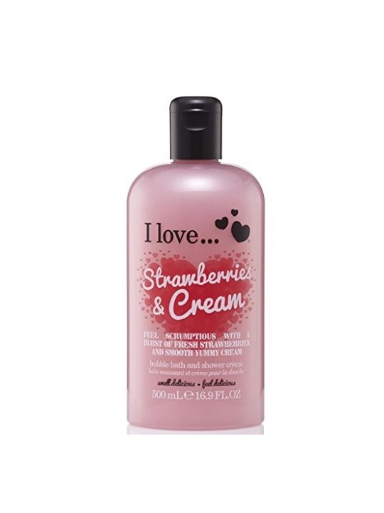 Bagnoschiuma Fragole E Crema E Crema Doccia 500ml Donna