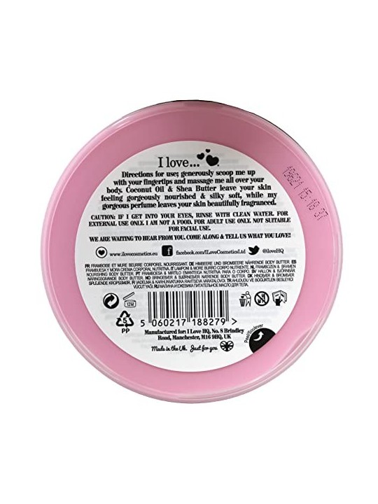 Burro corpo nutriente al lampone e mora 200ml Donna