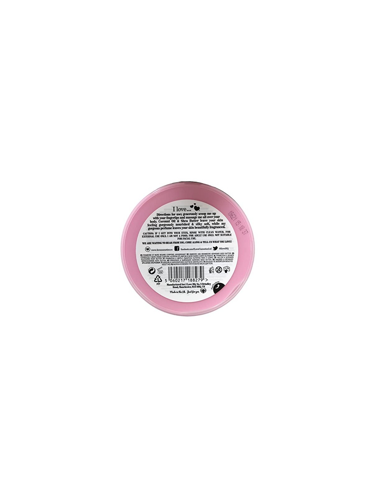 Burro corpo nutriente al lampone e mora 200ml Donna