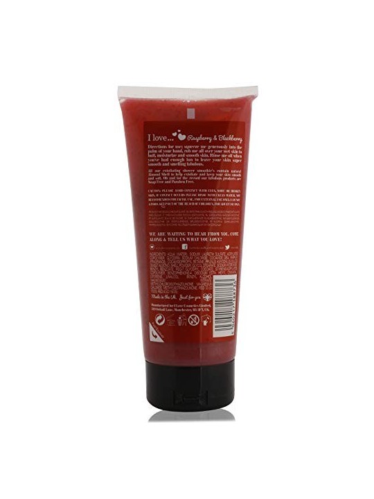 Smoothie doccia esfoliante al lampone e mora 200ml per Donne