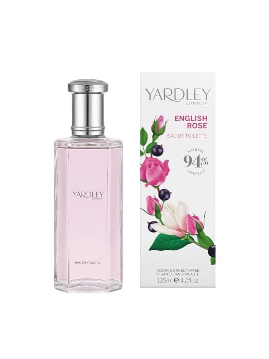 Yardley Rosa inglese eau de toilette donna 125ml