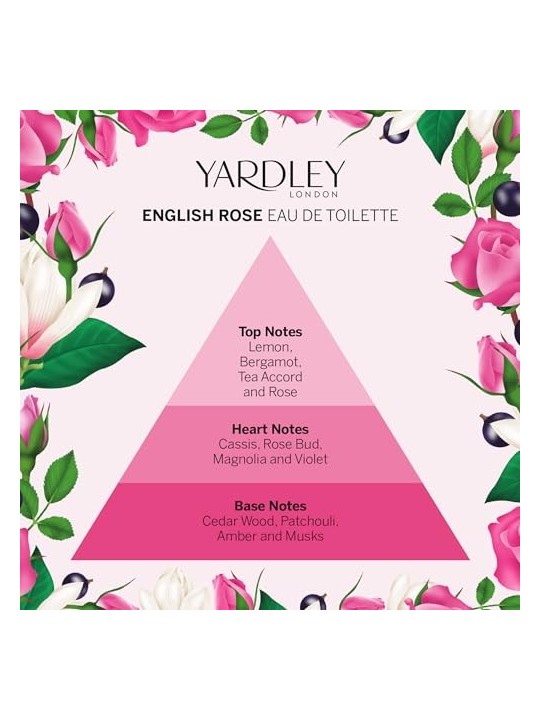 Yardley Rosa inglese eau de toilette donna 125ml