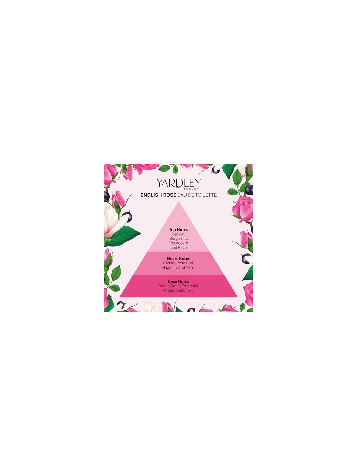 Yardley Rosa inglese eau de toilette donna 125ml