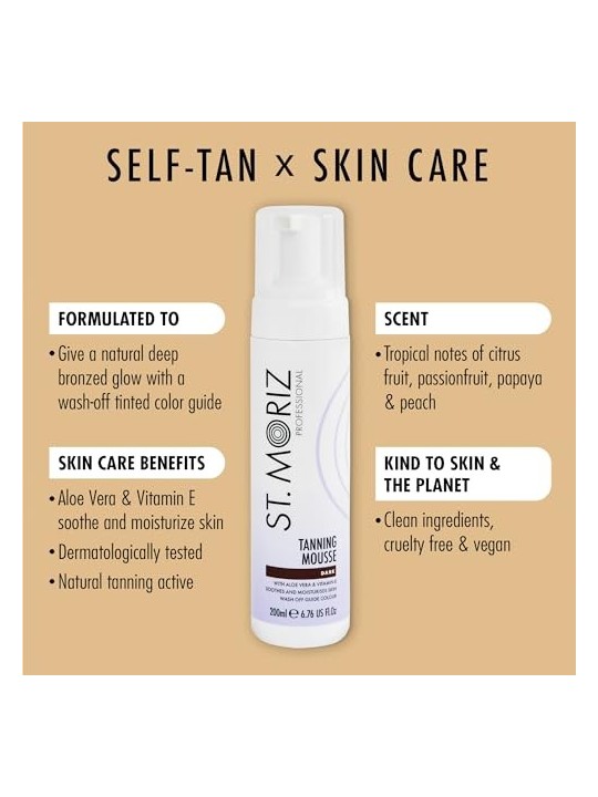 St Moriz MOUSSE AUTOABBRONZANTE scura 200ml unisex