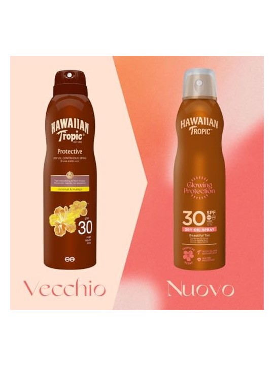Hawaiian Tropic Olio di Cocco Mango SPF30 180ml Vaporizzatore Unisex