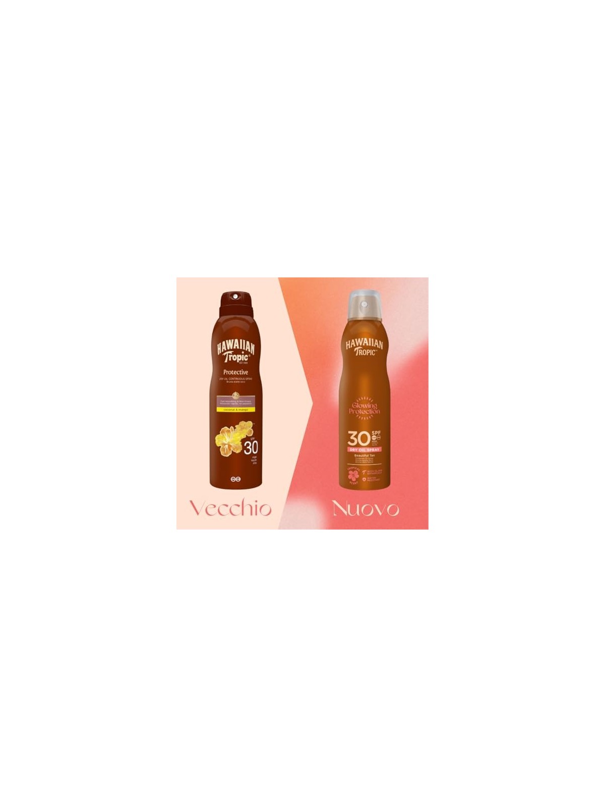 Hawaiian Tropic Olio di Cocco Mango SPF30 180ml Vaporizzatore Unisex