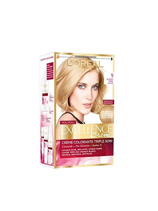 L'Orï¿½ï¿½al Paris EXCELLENCE Creme tinte 9 rubio claro claro 192ml unisex