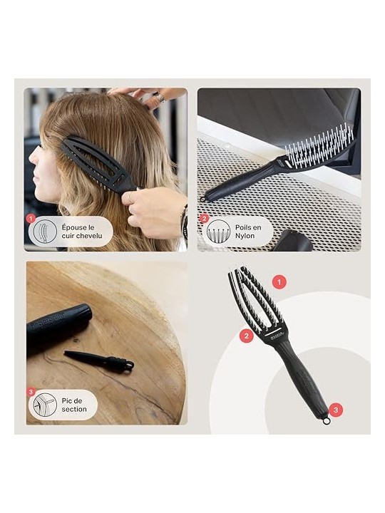 Olivia Garden FINGERBRUSH Piccola 1 unit unisex