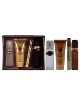 Cuba Royal Gift Set eau de toilette 100 ml dopobarba 100 ml gel doccia 200 ml e miniatura eau de toilette 35 ml uomo 100ml