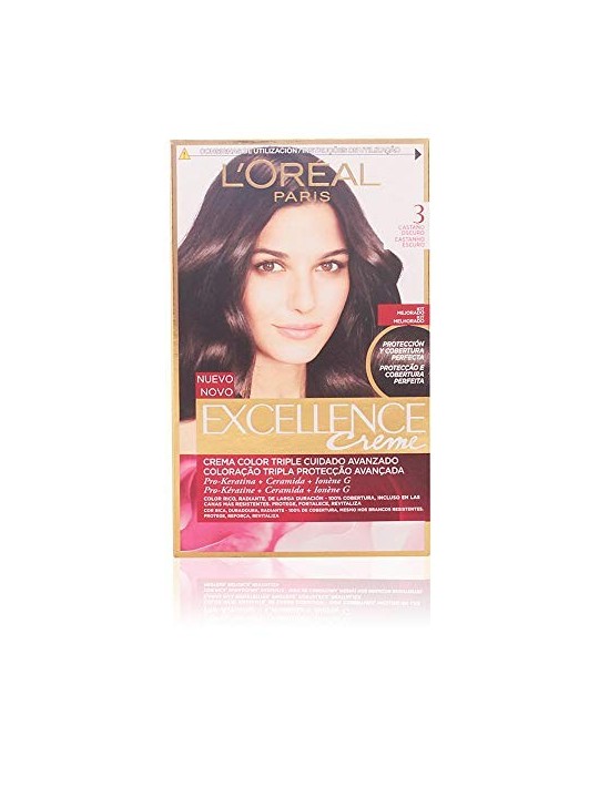 L'Orï¿½ï¿½al Paris EXCELLENCE Crema tinte 3 castano scuro 192ml unisex