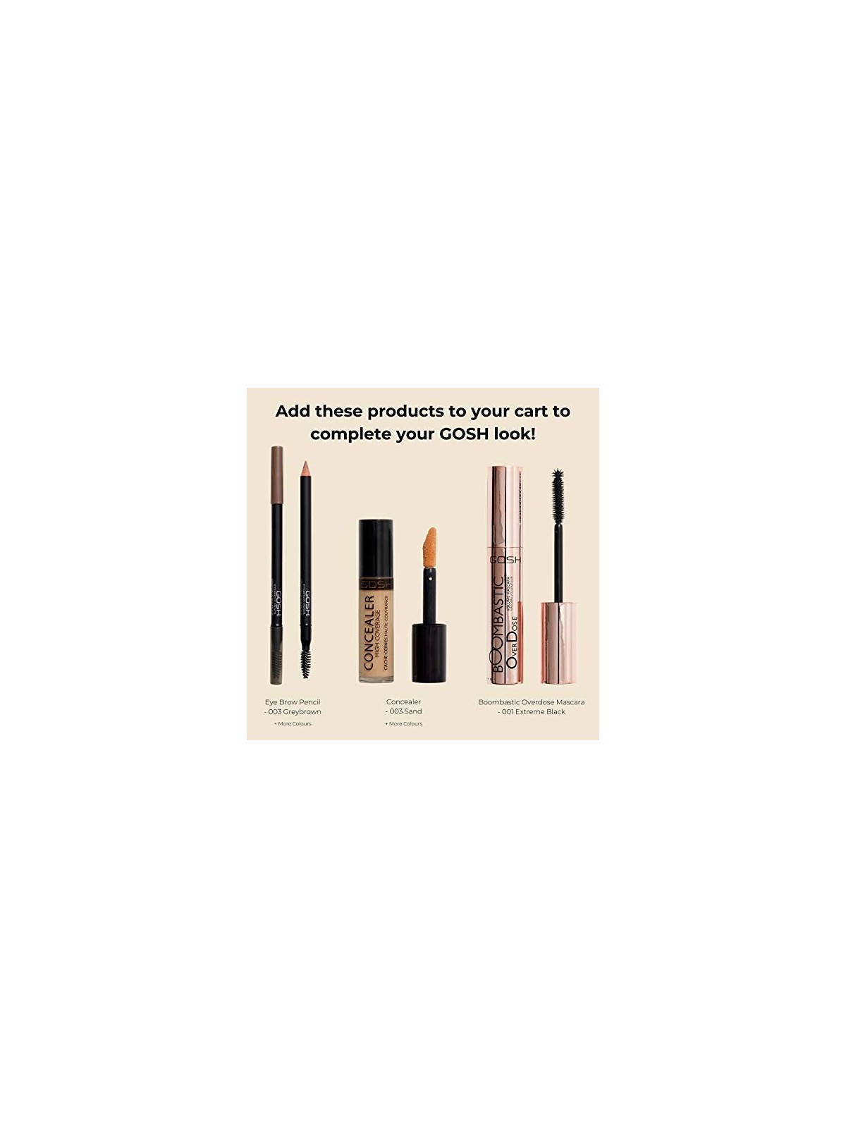 Gosh BB CREAM fondotinta primer idratante 02beige donna