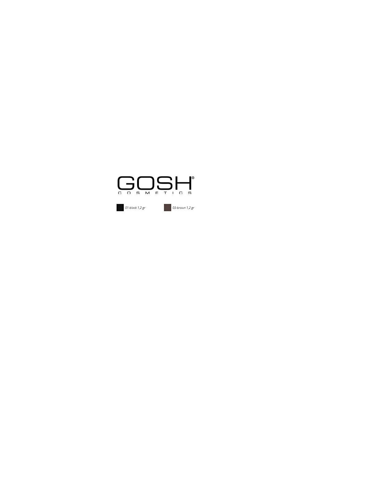 Gosh Intense Eyeliner Pen donna 1ml Numero 01 Black