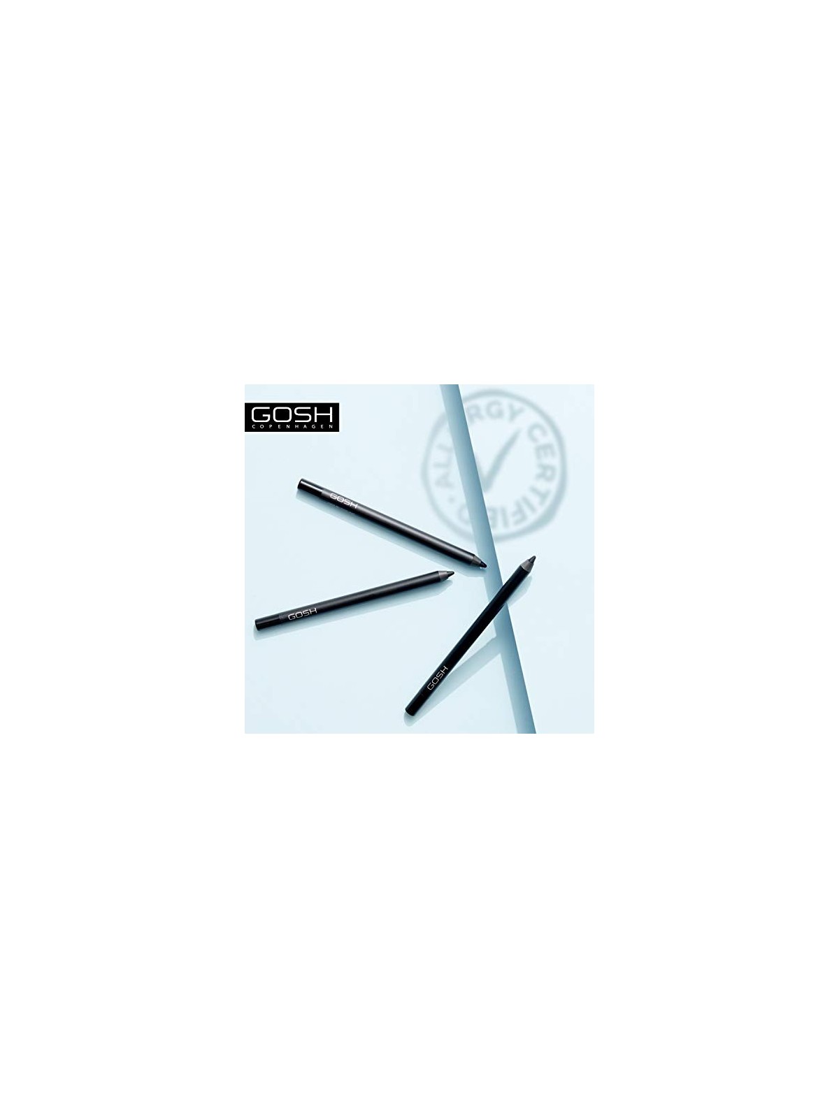 Gosh Velvet Touch Waterproof Eyeliner donna 1,2g Numero 023 Black Ink