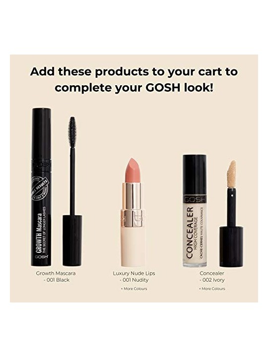 Gosh Velvet Touch Waterproof Eyeliner donna 1,2g Numero 023 Black Ink