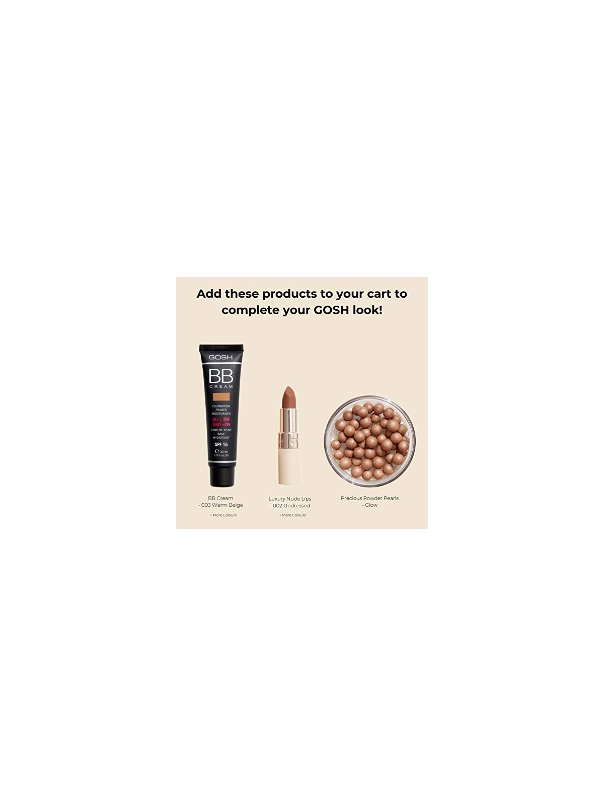 Primer Fondotinta Gosh Velvet Touch - Classico 30ml