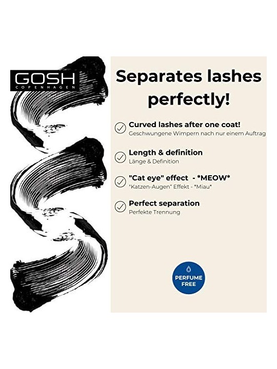 Gosh Catchy Eyes Mascara donna 8ml Numero 001 Black