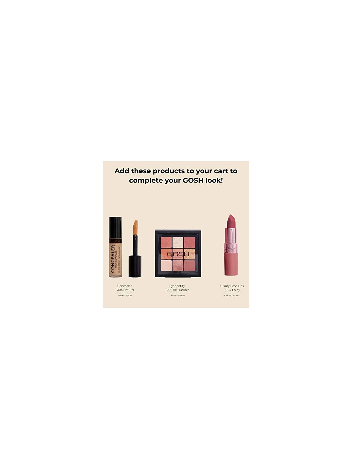Gosh Catchy Eyes Mascara donna 8ml Numero 001 Black