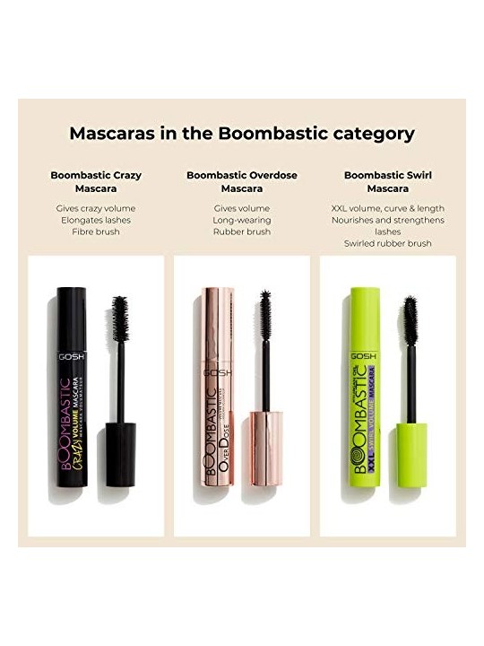 Mascara Gosh Boombastic XXL Volume 13ml Nero