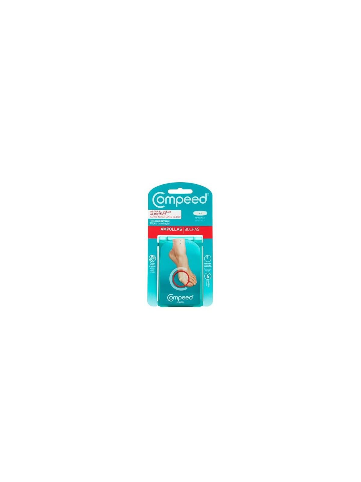 Compeed Piccole AMPOULES 6 Medicazioni Unisex