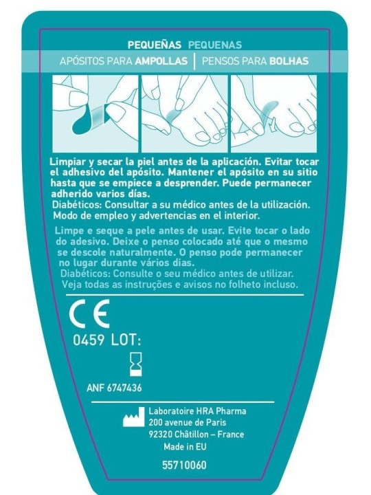 Compeed Piccole AMPOULES 6 Medicazioni Unisex