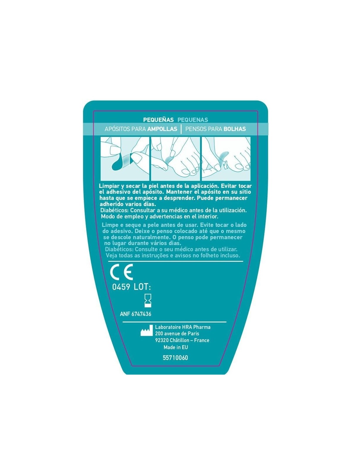 Compeed Piccole AMPOULES 6 Medicazioni Unisex