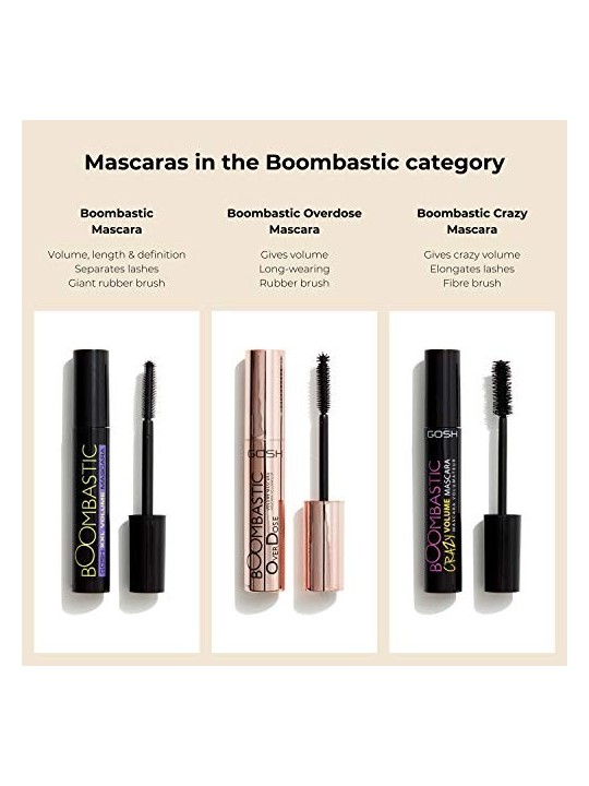 Gosh Boombastic XXL Swirl Volume Mascara donna 13ml Numero 001 Black