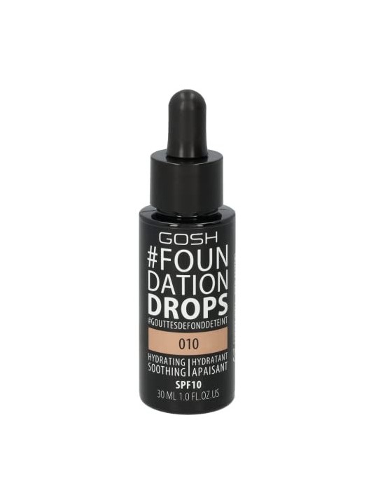Gosh Foundation Drops SPF10 Tan 010