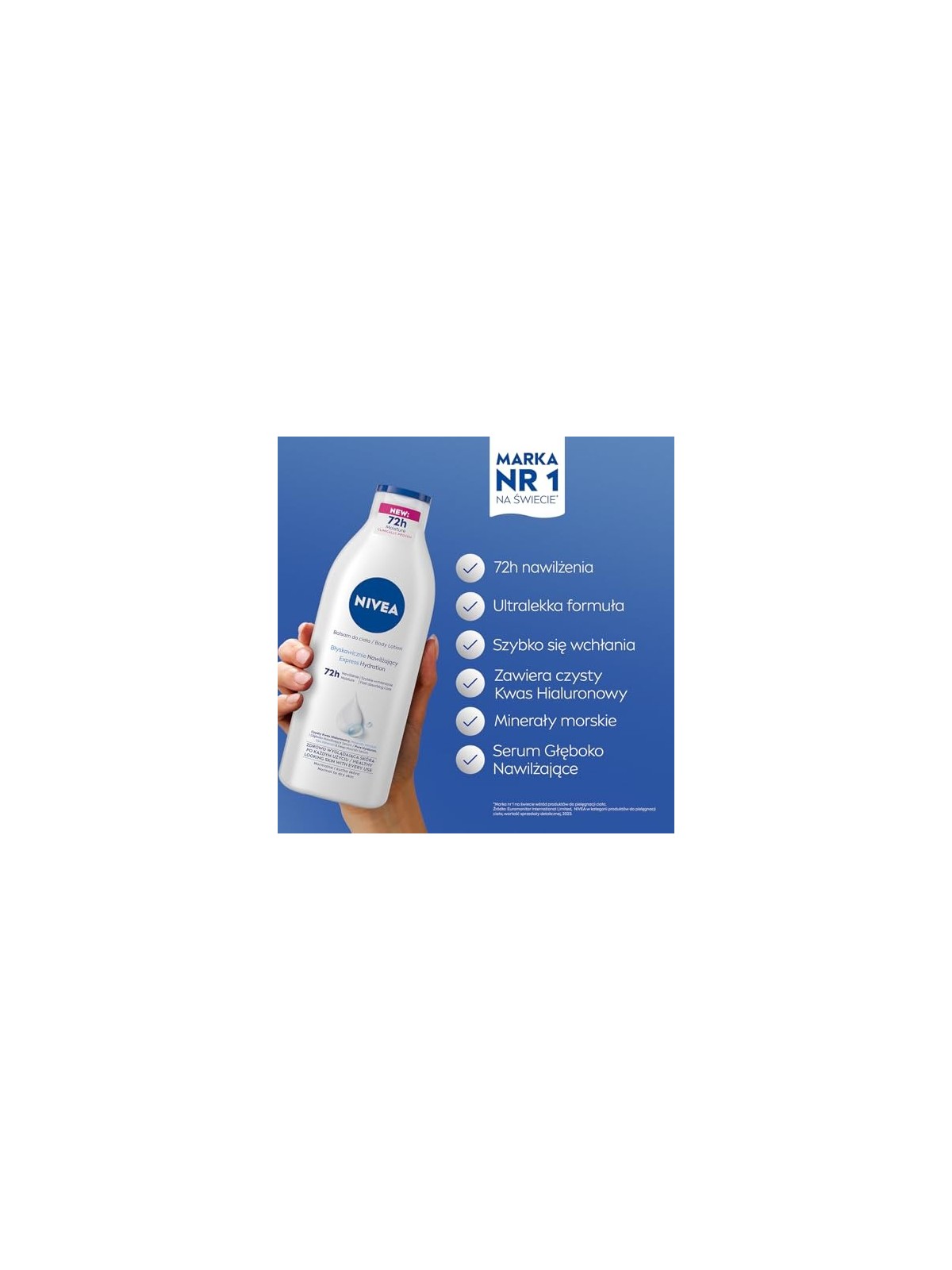 NIVEA Lozione corpo idratante istantaneo 400ml