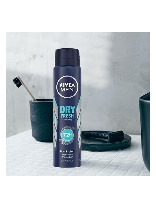 NIVEA Men Dry Fresh spray antitraspirante 48H 250ml