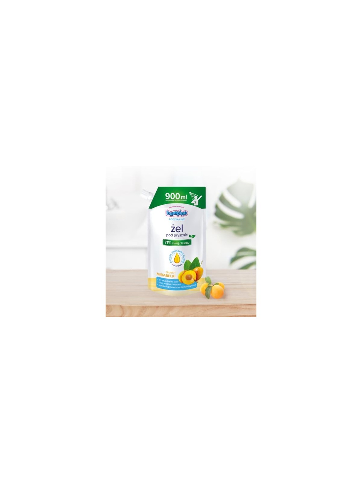 Gel doccia iperdelicato al profumo di mirabelle REFILL BAMBINO Famiglia 900ml