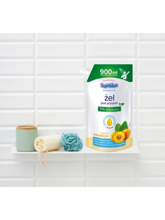 Gel doccia iperdelicato al profumo di mirabelle REFILL BAMBINO Famiglia 900ml
