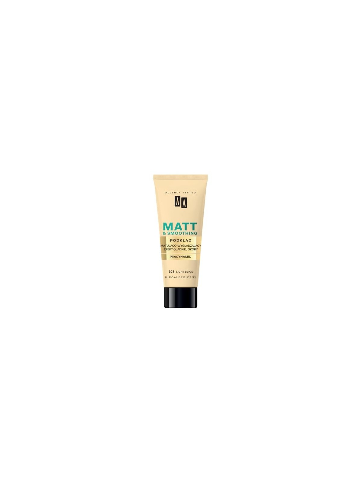 Fondotinta opacizzante e levigante AA Make Up Matt 103 Light Beige 30ml
