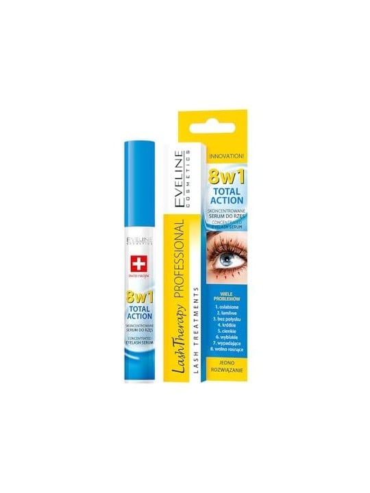 Siero per ciglia EVELINE 3 in 1 Azione totale