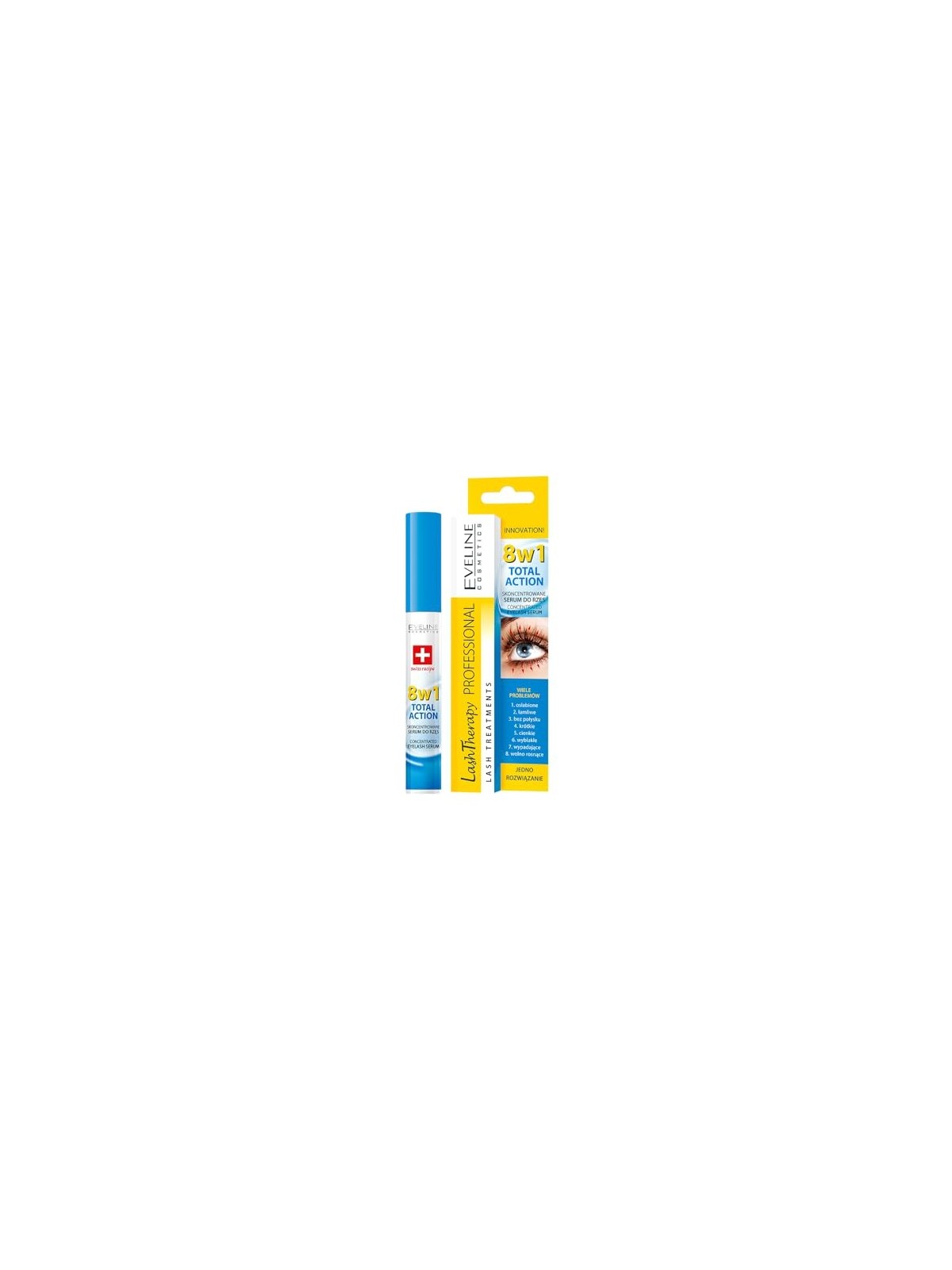 Siero per ciglia EVELINE 3 in 1 Azione totale