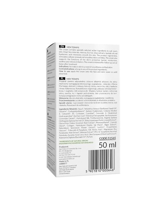 Crema levigante per uomo APIS Men Terapis 50ml