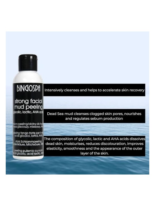 Peeling al fango forte per il viso 100g