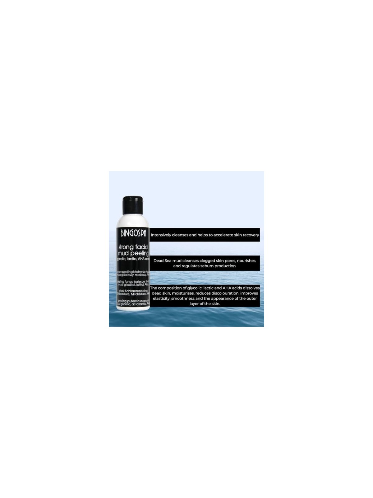 Peeling al fango forte per il viso 100g