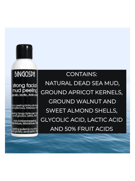 Peeling al fango forte per il viso 100g